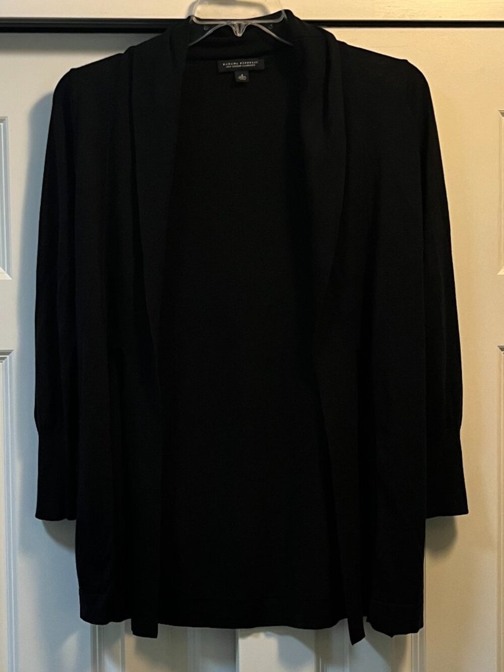 Banana Republic silk, cotton, cashmere cardigan with front tie size Small